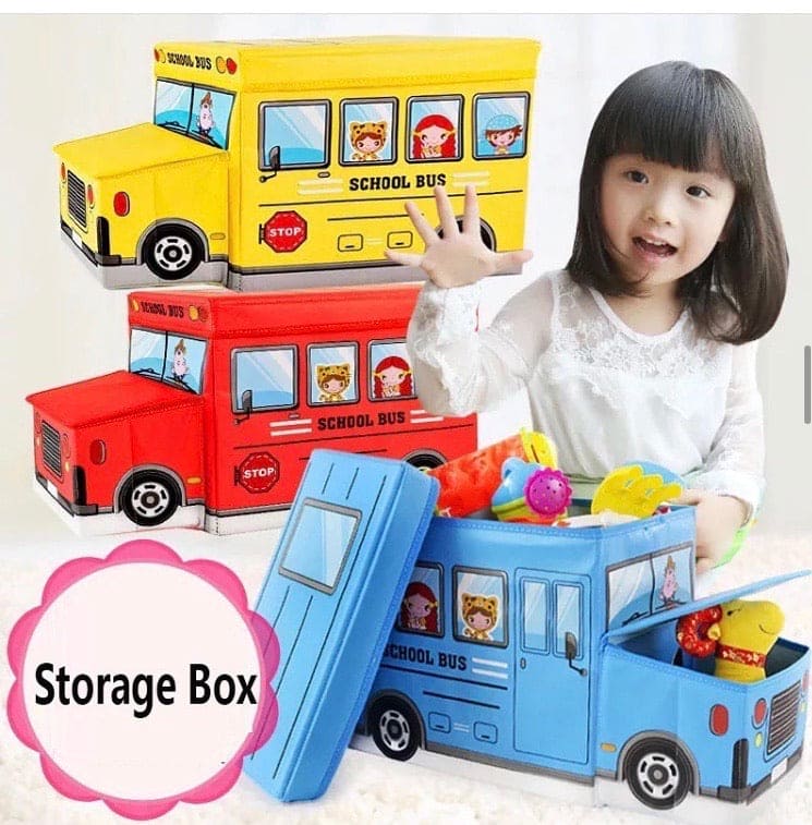 Foldable School Bus Storage Box Foldable School Bus Storage Box